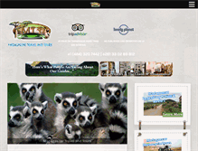 Tablet Screenshot of madagascartravelandtours.com